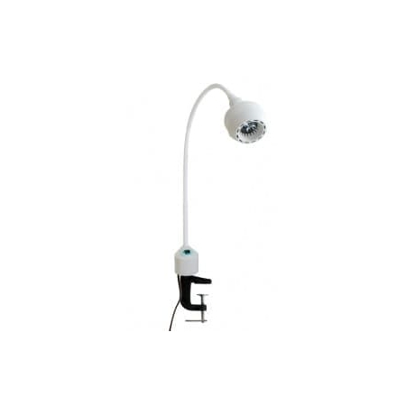 Lampa Badawczo-Zabiegowa FLH-2 LED, z mocowaniem do stolika (z gęsią szyją, bezcieniowa)
